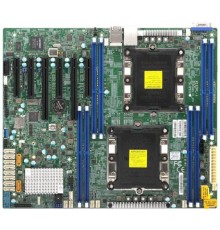 Supermicro MBD-X11DPL-I-B OEM {2 x P (LGA 3647), 8 DIMM slots, Intel C621 controller for 10 SATA3 (6 Gbps) ports; RAID 0,1,5,10; Dual LAN with LewisburgMarvell 88E1512 PHY}
