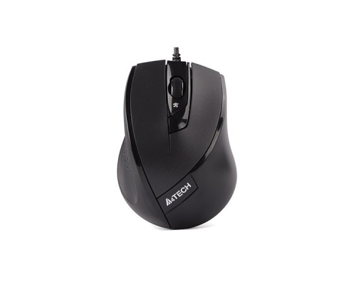 [Мышь] Мышь A4TECH Padless N-600X-1, черный, технология V-Track, работает на любой поверхности, 1600DPI [607631]