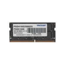 Память DDR4 16Gb 2666MHz Patriot PSD416G26662S RTL PC4-21300 CL19 SO-DIMM 260-pin 1.2В dual rank