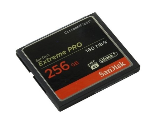 [Карта памяти ] Compact Flash 256Gb SanDisk Extreme Pro CF 160MB/s 256 GB VPG 65, UDMA 7, SDCFXPS-256G-X46