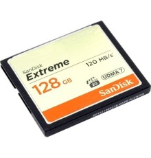 Compact Flash 128GB Sandisk Extreme CF 120MB/s, 85MB/s write, UDMA7