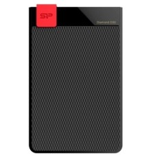 Silicon Power Portable HDD 1TB Diamond D30  USB 3.1 , USB 3.1 , Slim design, Black (SP010TBPHDD3SS3K)