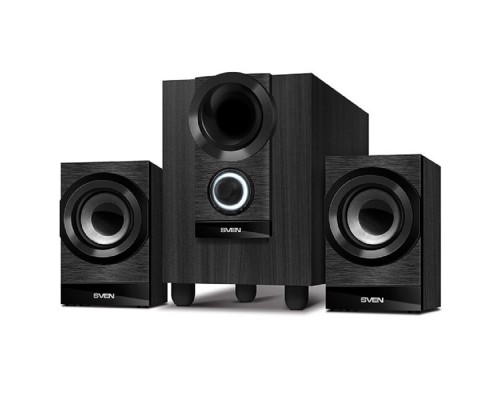 [Колонки] SVEN MS-150, чёрный {акустическая система 2.1, мощность(RMS): 8 Вт 2х3.5 Вт}