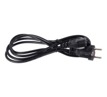 Telecom <TP021-1.8-BK> Кабель питания  220V 1.8 м (Европейский стандарт)