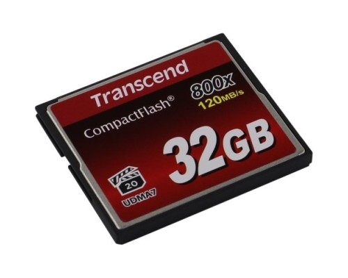 [Карта памяти ] Compact Flash 32Gb Transcend 800X TS32GCF800
