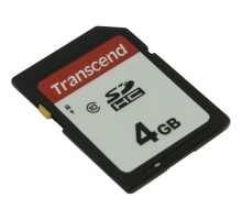 SecureDigital 4Gb Transcend TS4GSDC300S {SDHC Class 10}