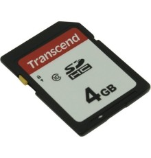 SecureDigital 4Gb Transcend TS4GSDC300S {SDHC Class 10}