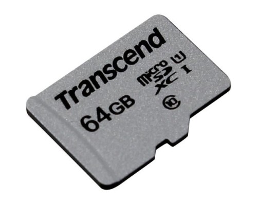 [Карта памяти ] Micro SecureDigital 64Gb Transcend Class 10 TS64GUSD300S {MicroSDXC Class 10 UHS-I U1}