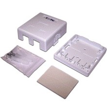 Настенная коробка 2 порта для Keystone