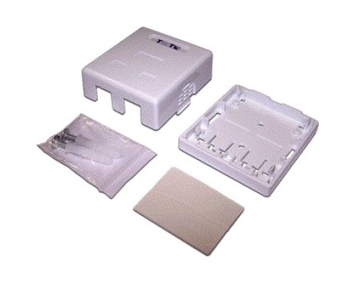 [Монтажное оборудование] Настенная коробка 2 порта для Keystone