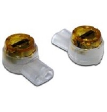 Lanmaster TWT-SLC-UY2 Соединитель проводов 0.4-0.9 мм, изолированный (скотчлок), прямое соединение, гель, 100 шт.