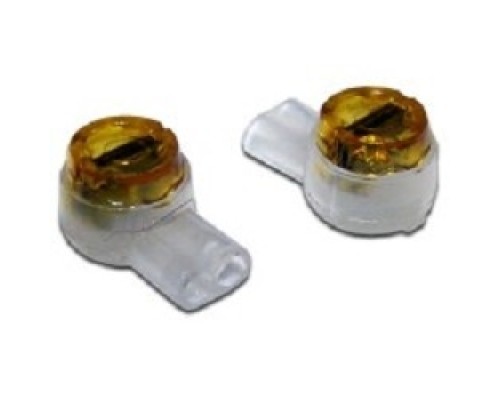 [Аксессуар] Lanmaster TWT-SLC-UY2 Соединитель проводов 0.4-0.9 мм, изолированный (скотчлок), прямое соединение, гель, 100 шт.