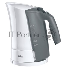 Чайник электрический Braun WK300WH 1.7л. 2280Вт белый