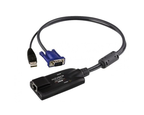 [Переключатель] Модуль удлинителя VGA+K/M USB  ATEN (KA7570-AX/KA7570) 40 метр., 1xUTP Cat5e, для подкл. комп. к перекл. KH15xxA/KH15xxAi/KL15xxA/KL15xxAi/KH25xxA, макс.разр