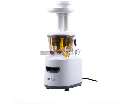 Соковыжималка шнековая Kitfort КТ-1101-1 150Вт белый