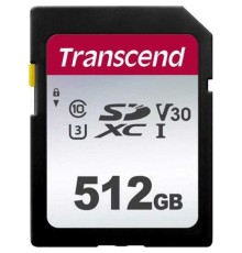 SecureDigital 512Gb Transcend TS512GSDC300S {SDXC Class 10, UHS-I U3}