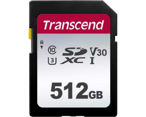 [Карта памяти ] SecureDigital 512Gb Transcend TS512GSDC300S {SDXC Class 10, UHS-I U3}