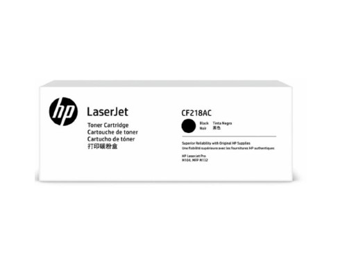 [Расходные материалы] Картридж лазерный HP 18A CF218AC черный (1400стр.) для HP LJ Pro M104/M132 (техн.упак)