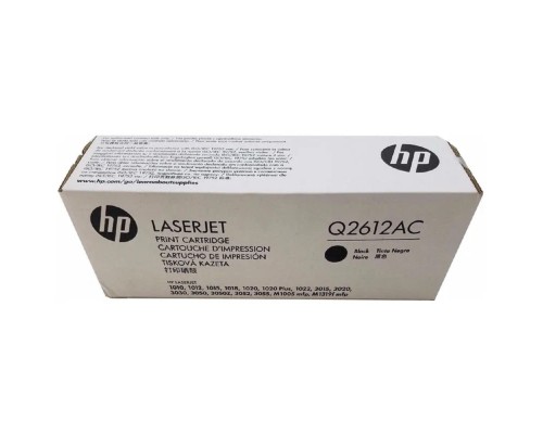 [Расходные материалы] HP Q2612AC Картридж, Black для HP LJ 1010С, 2К (белая коробка)