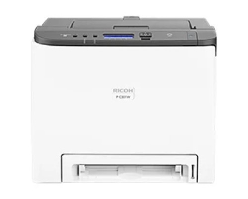 [Принтер] Ricoh P C301W Цветной лазерный принтер, A4, 256Мб, 25стр/мин, дуплекс, PCL, PS3, LAN, WiFi, старт.картр.(1000стр), самозапуск (408335)