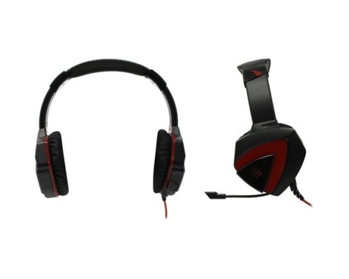 [Наушники] A4 Bloody G500 черный/красный 2.2м мониторные оголовье (A4TECH G500)