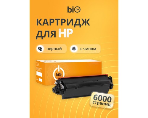 [Расходные материалы] Bion BCR- CF218A-XL6K Картридж для HP {Laserjet Pro M104a/104w/MFP M132a/130fn/130fw/132nw} (6000  стр.), Черный, с чипом