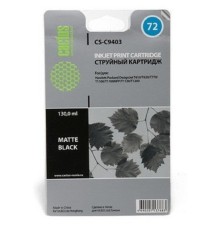 Картридж струйный Cactus CS-C9403 №72 фото черный матовый (130мл) для HP DJ T610/T620/T770/T1100/T1100MFP/T1120/T1200