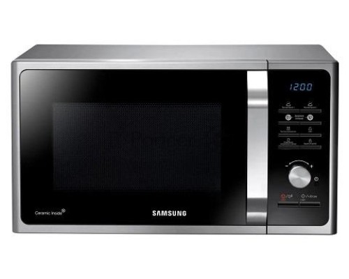 Микроволновая печь Samsung MS23F302TAS серебристый 23л 800Вт  кнопки, поворотный механизм