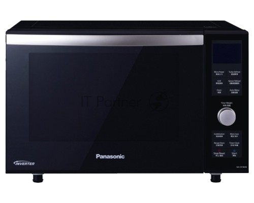 Микроволновая печь Panasonic NN-DF383BZPE черный, 23 л, 1070 Вт, переключатели - поворотный механизм/сенсор