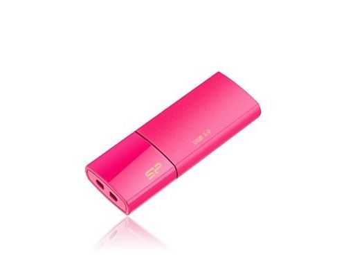 [Носитель информации] Silicon Power USB Drive 64GB Blaze B05, USB 3.0, Розовый