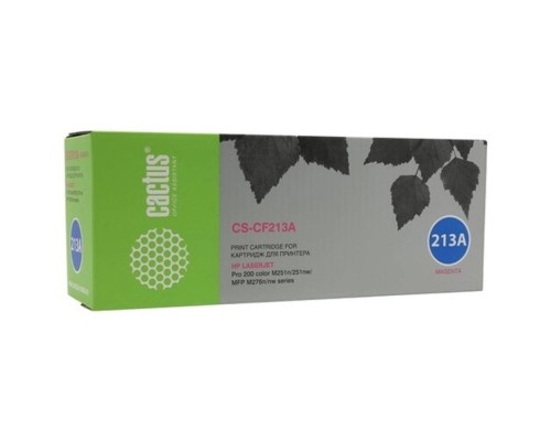 [расходные материалы] Тонер Картридж Cactus CS-CF213A пурпурный для HP LJ Pro 200 M251/M276 (1800стр.)