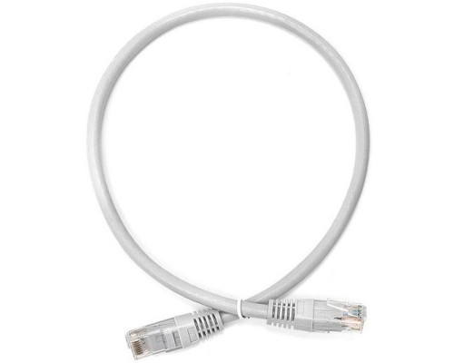 [Аксессуар] Патч-корд TWT UTP кат.6, с заливными колпачками, 0.5 м, серый