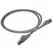 Патч-корд Lanmaster UTP LAN-PC45/U5E-2.0-GY вилка RJ-45-вилка RJ-45 кат.5е 2м серый LSZH