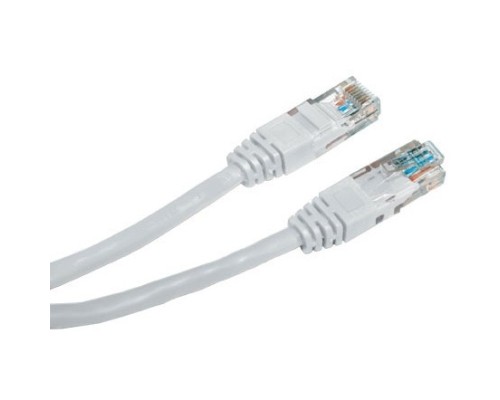 [Монтажное оборудование] Патч-корд TWT UTP кат.5e, с заливными колпачками, 0.3 м, белый
