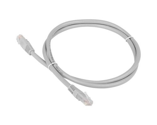 [Монтажное оборудование] Патч-корд TWT FTP кат.5e, с заливными колпачками, 1.0 м, серый