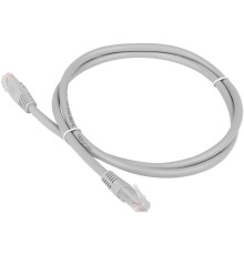 Патч-корд TWT UTP кат.6, с заливными колпачками, 2.0 м, серый