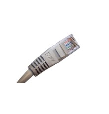 Патч-корд TWT UTP кат.5e, с заливными колпачками, 2.0 м, серый