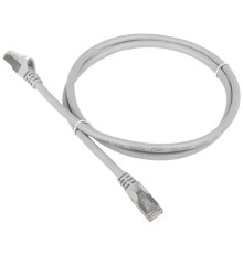 Патч-корд TWT FTP кат.5e, с заливными колпачками, 7.0 м, серый