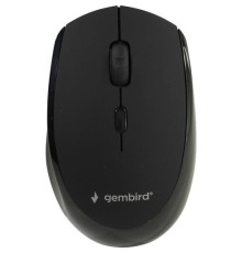 Gembird MUSW-354 {Мышь беспроводная, черный, бесш.клик, soft touch,3кн.+колесо-кнопка, 2400DPI, 2,4ГГц}