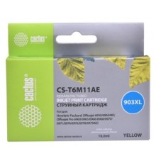 Картридж струйный Cactus №903XL CS-T6M11AE желтый (825стр.) для HP OJP 6950/6960/6970