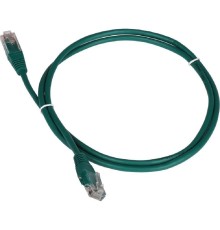 Патч-корд TWT UTP кат.5e, с заливными колпачками, 1.5 м, зеленый