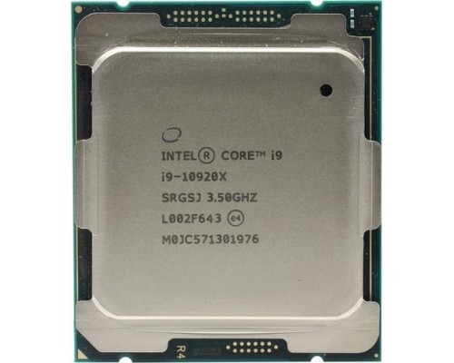 [УДАЛЕНО (ДУБЛИ)] См. арт. 1744190 Intel CPU Desktop Core i9-10920X (3.5GHz, 19.25MB, LGA2066) tray