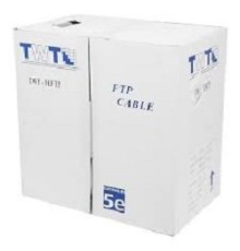 Кабель информационный Lanmaster TWT-5EFTP-LSZH кат.5е F/UTP общий экран 4X2X24AWG LSZH внутренний 305м белый