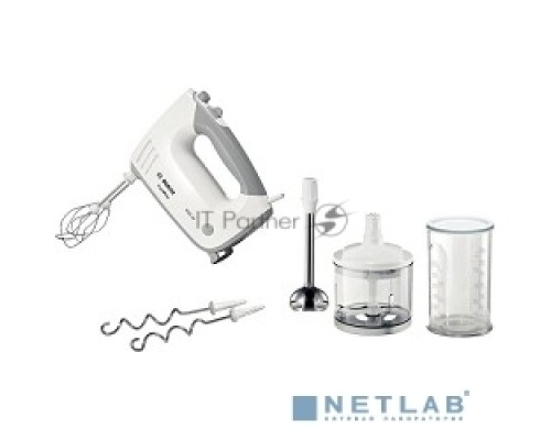 Миксер ручной Bosch MFQ36480 450Вт белый/серый