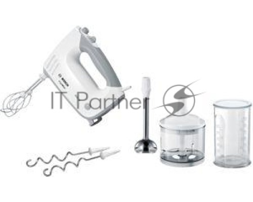 Миксер ручной Bosch MFQ36480 450Вт белый/серый
