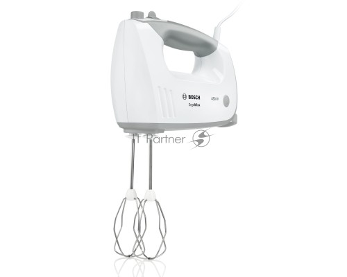 Миксер ручной Bosch MFQ36480 450Вт белый/серый