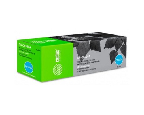 [расходные материалы] Тонер Картридж Cactus CS-CF530A черный (1100стр.) для HP LJ M180n/M181fw