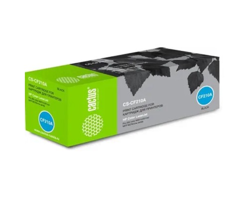 [расходные материалы] Тонер Картридж Cactus CS-CF210A черный для HP LaserJet Pro 200 M251/M276 (1600стр.)