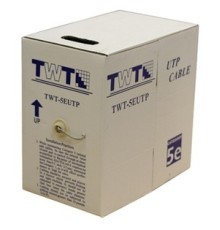 Кабель информационный Lanmaster TWT-5EUTP-PT-GY кат.5е U/UTP не экранированный 4X2 PVC универсальный 305м серый