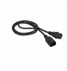 Lanmaster LAN-PP13/14-3.0-BK Шнур питания C13-C14, 3х0.75, 220В, 10А, черный, 3 метра